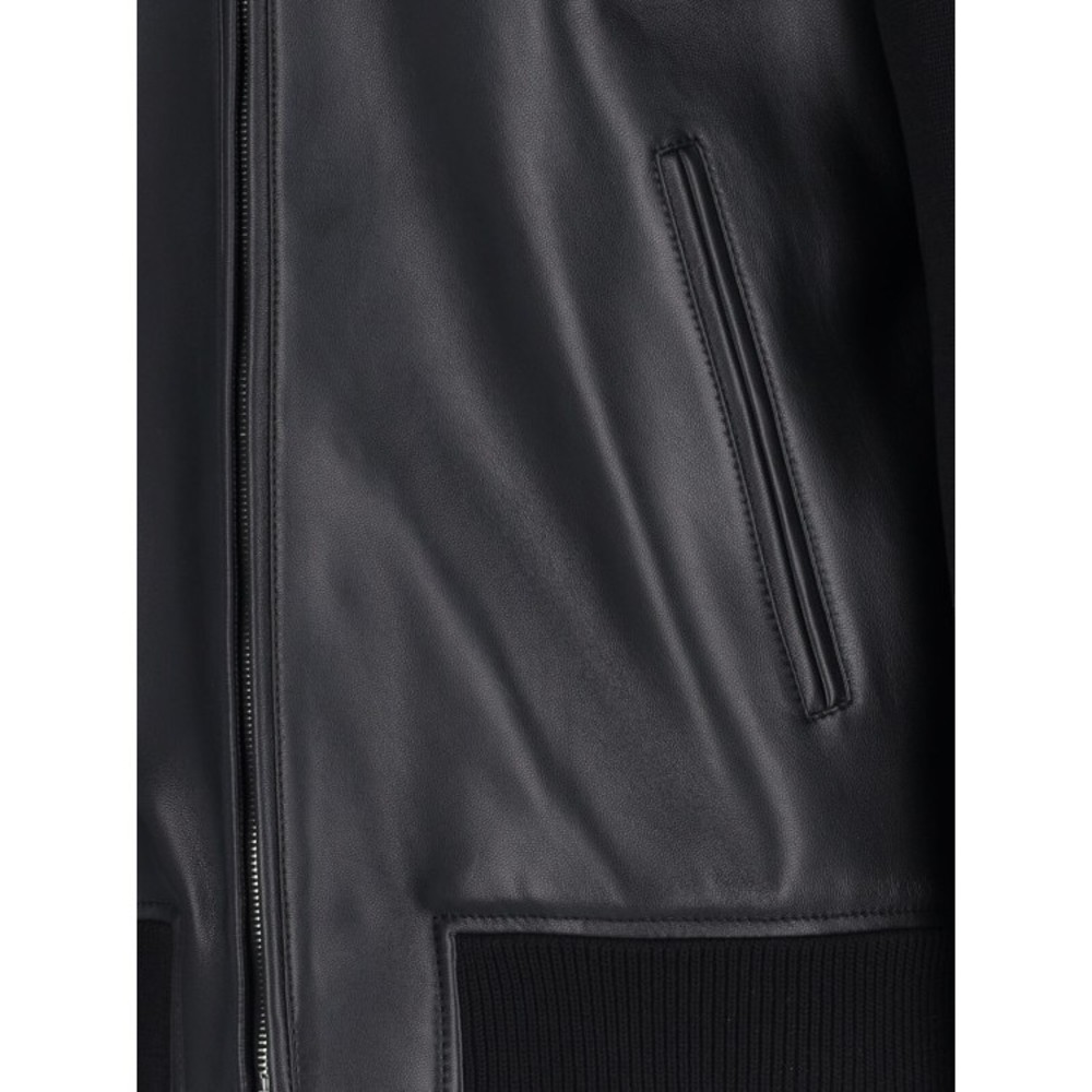 Gucci Leather Bomber Jacket – Black - NWT - Picture 5 of 5
